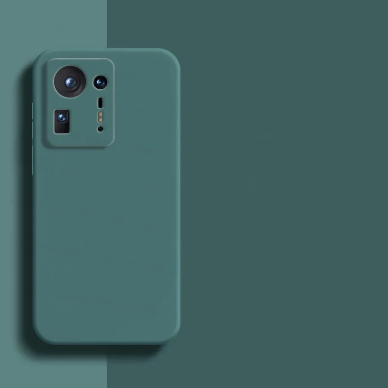 Liquid Silicone Cover For Xiaomi Mix 4 Case For Xiaomi Mix 4 3 3s 2 Case Soft Phone Protective Bumper For Xiaomi Mi 11 10 9 Pro