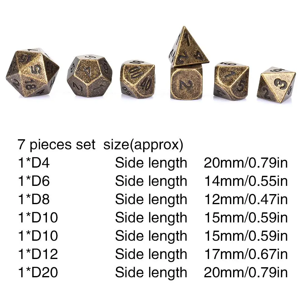 Специальная игральная кость Подземелья и Драконы 7 шт./компл. Творческий ролевая
