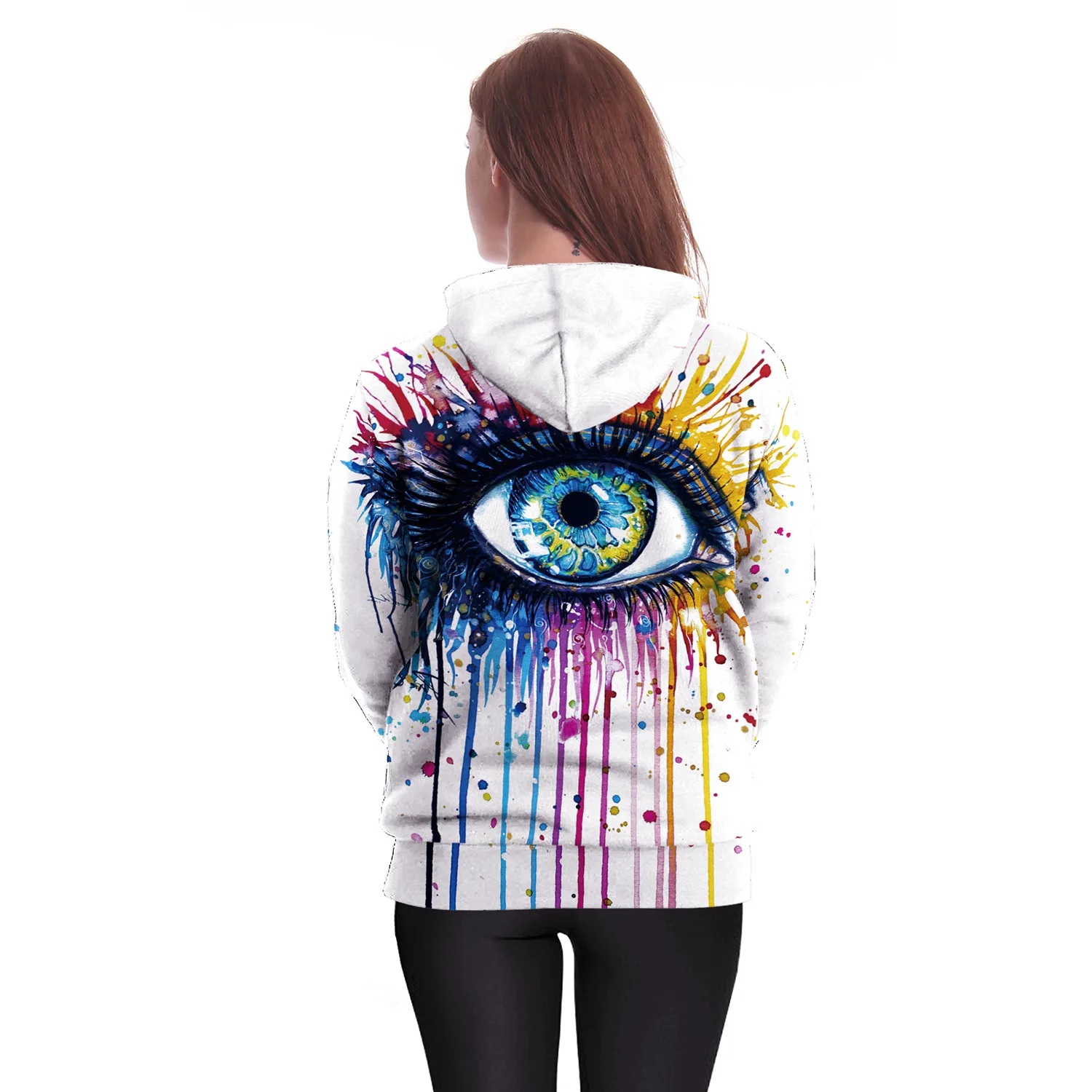 2019 новая модель Европы и Америки 3D цифровая печать легкая толстовка с капюшоном