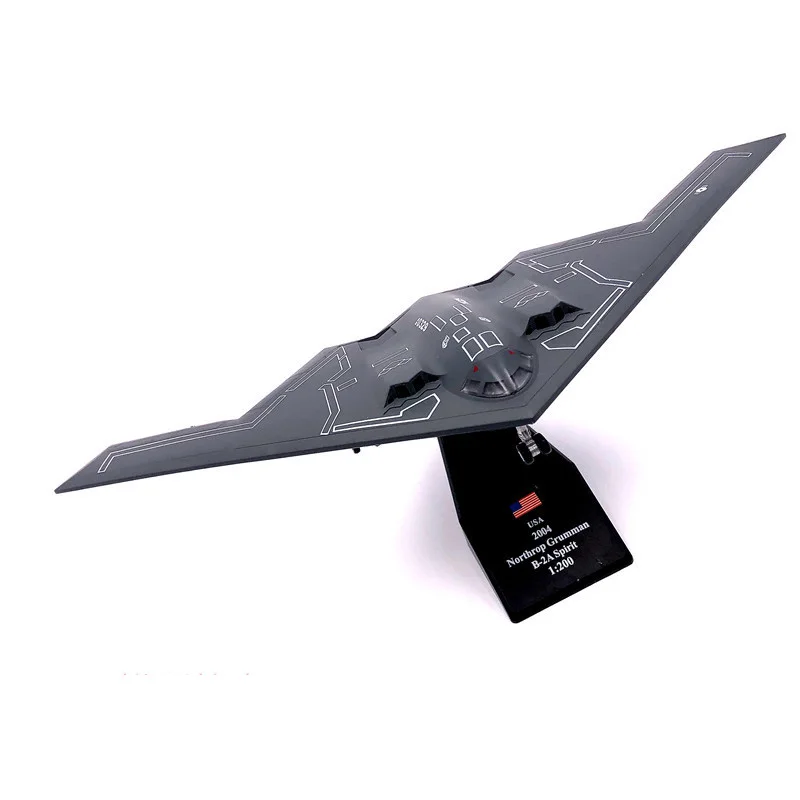 1:200 1/200 весы US B-2 Spirit Stealth и стратегический бомбардировщик литья под давлением