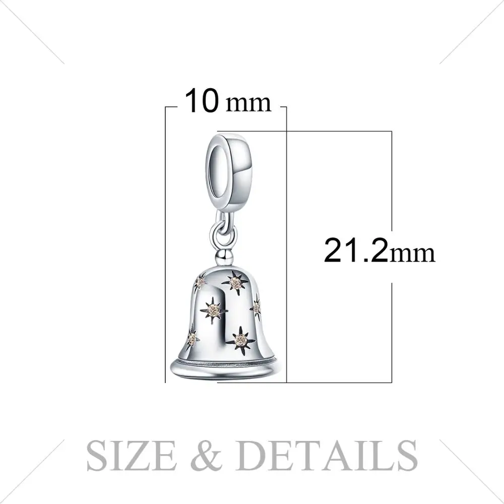 

JewelryPalace Snowman Jingle Bell Charms Beads 925 Sterling Silver Beads Charms Silver 925 Original for Bracelets Jewelry Making