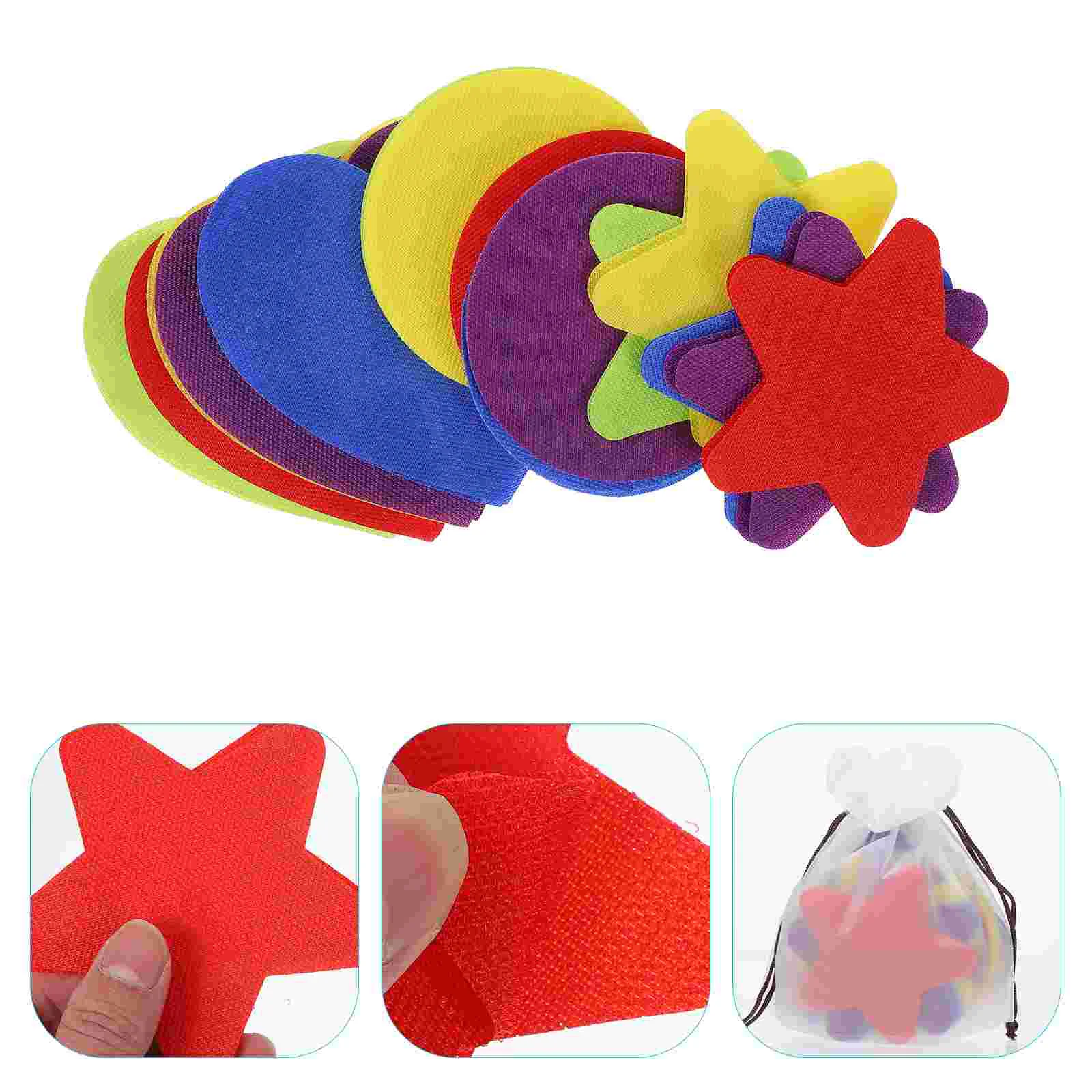 

30pcs Round Star Arrow Shape Carpet Markers Sitting Classroom Spot Markers