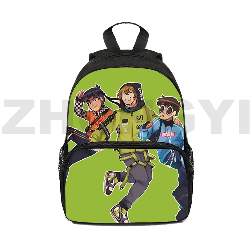 

Hip Hop 12/16 Inch Mini Bag Kindergarten Karl Jacobs Backpack Children Anime 3D Dream SMP Back Pack MCYT Dream Team Bookbag Kids