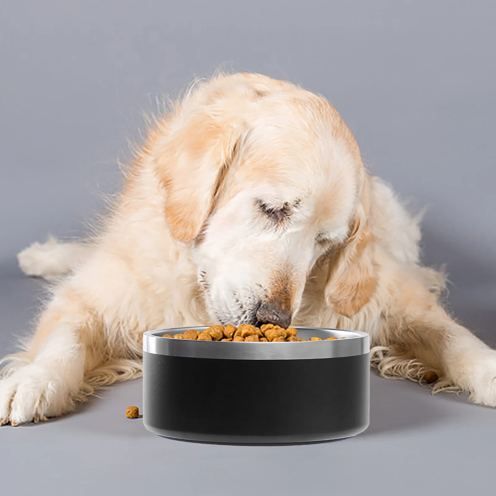 

Миски из нержавеющей стали для собак, миски для щенков и кошек, питьевая тарелка для путешествий, Нескользящие, для кормления питомцев