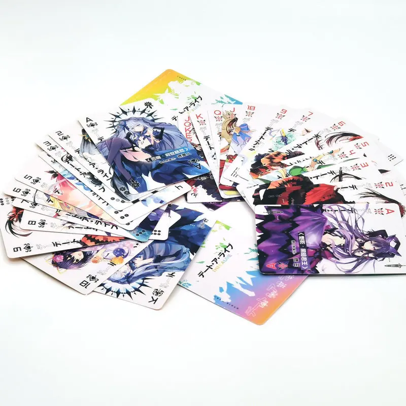 Настольная бумага для игры в покер с рисунком из аниме DATE A LIVE Tokisaki Kurumi - купить по