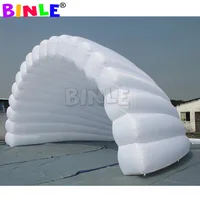 Outdoor White Inflatable Stage Cover Tent Giant Shell Dome Air Roof Marquee For Music Concert Event