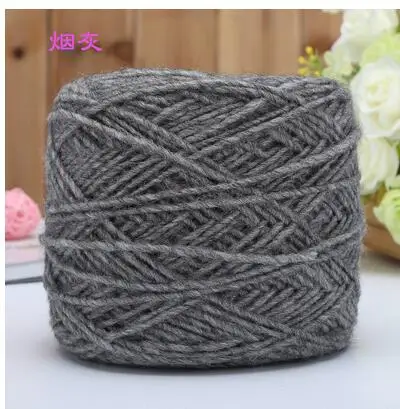 smoky gray 50 г/лот итальянская шерстяная пряжа Альпака 60% шерстяная пряжа ручная вязка - Цвет: smoky gray