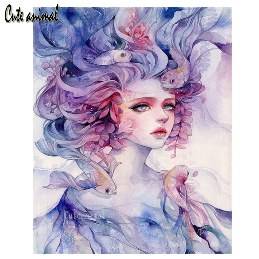 Набор для алмазной вышивки сделай сам картина из квадратных и круглых страз 5D с