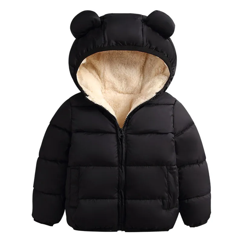 Christmas Warm Winter Baby Girls Boys Fleece Coat Children Clothing Thick Jacket For Girls Coat 1 2 4 6 Years Boys Clothes