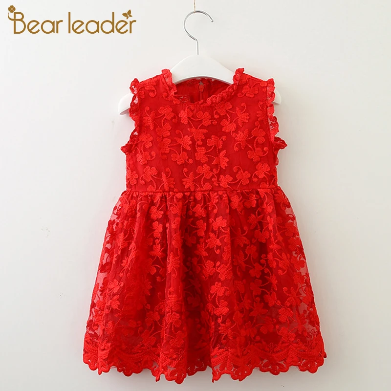 Платье для девочки Bear Leader новое Брендовое летнее праздничное платье элегантное
