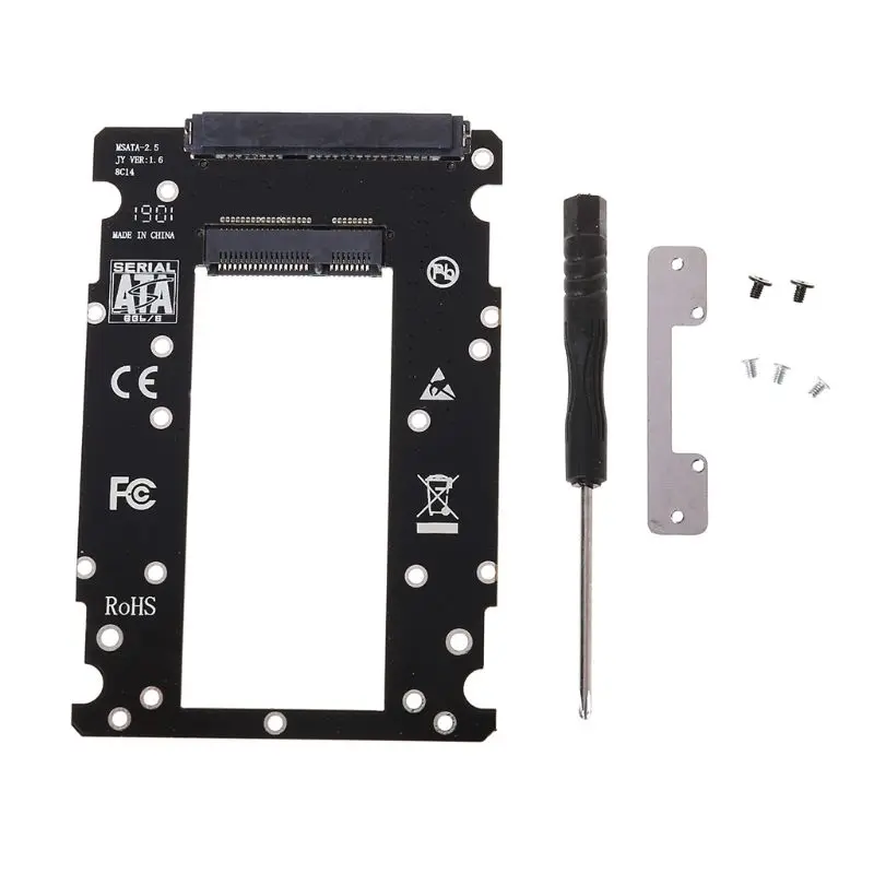 MSATA-SATA 2 5 &quotSSD Box 30x2 7/50/70 мм mSATA до 22Pin SATA 50 52Pin Caddy Прямая поставка | Компьютеры и офис