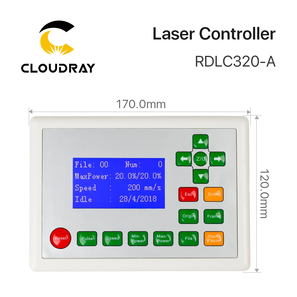 Cloudray Ruida RD RDLC320 A Co2 лазерный контроллер DSP для лазерной гравировки и резки RD320 320|dsp