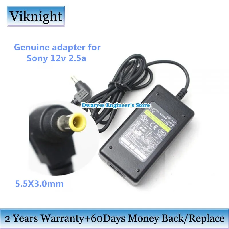 

Genuine 12V 2.5A 30W Power Supply Adapter for Sony BRC-Z700 VIDEO BRC-H700 VIDEO DVDIRECT VRD-MC5 CAMERA AC Charger Adapter
