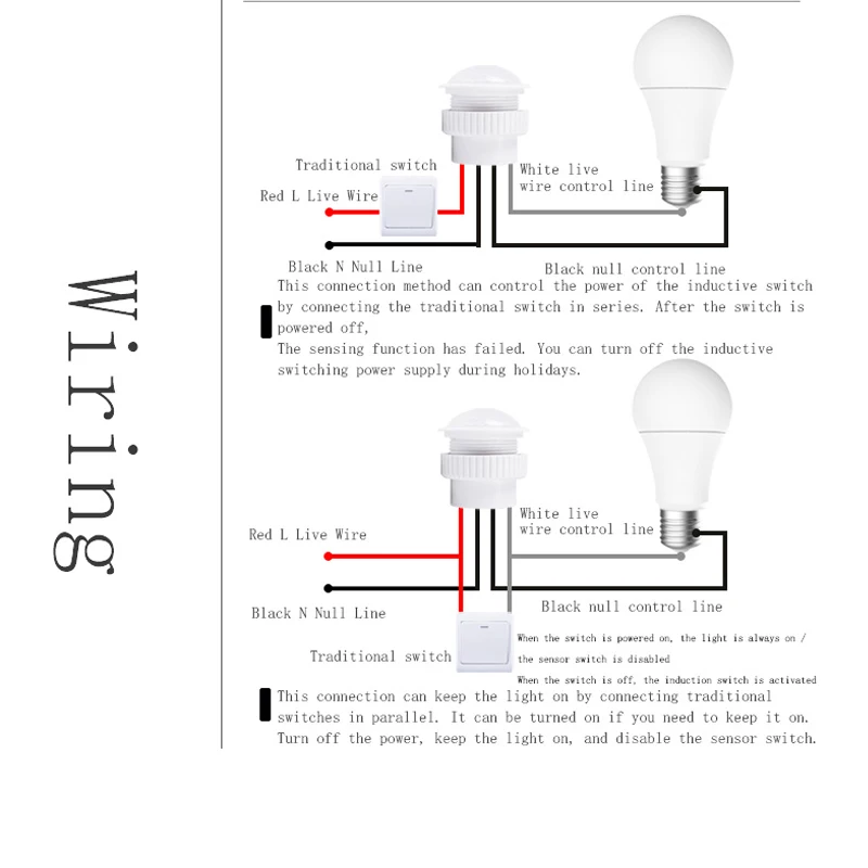 Переключатель с пассивным инфракрасным датчиком движения 220 В датчик человека