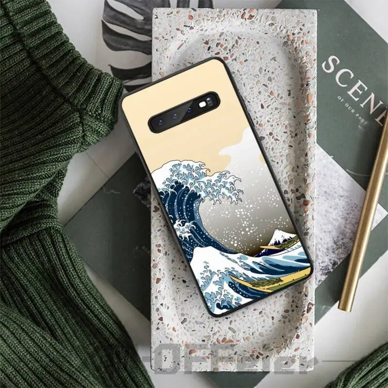The Great Wave off Kanagawa Мягкий силиконовый чехол для телефона Samsung S5 6 7 8 9 10 S8 S9 S10 plus S10E lite