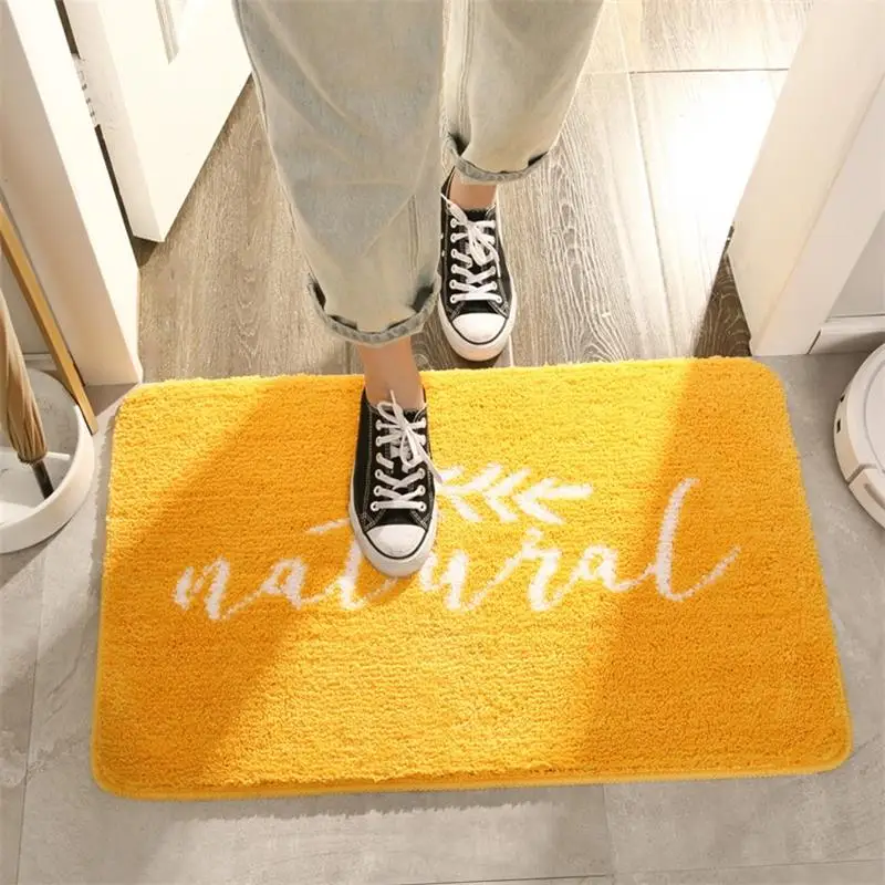 Коврик для ванной спальни нескользящий коврик хлопковое волокно душевой