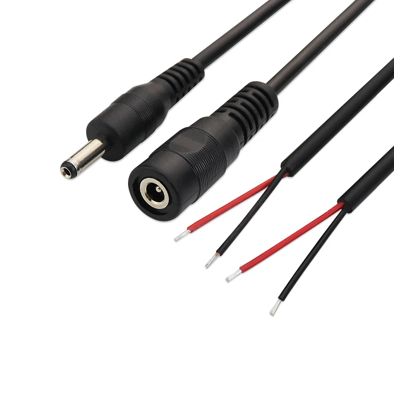 

1pcs 2A DC Power Cable 3.5x1.35mm DC Cable 30cm 22AWG Extension Cord Male Female DC Cable For CCTV Camera LED Lights