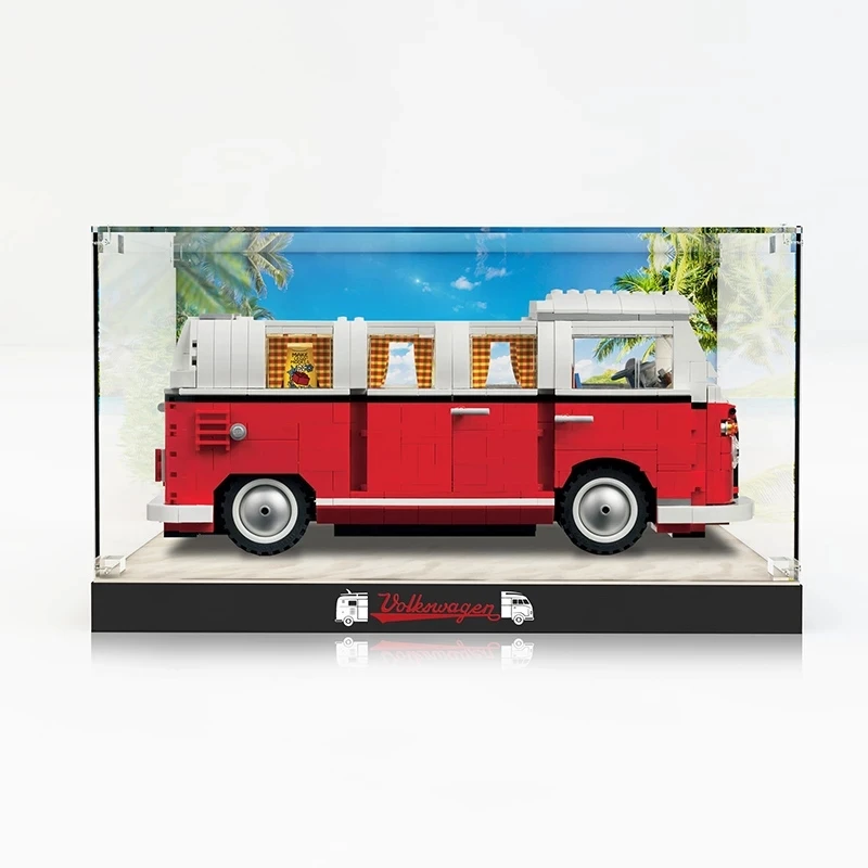 

The Acrylic Display Box For Lego 10220 T1 Camper Van Clear Building Blocks Display Case (Not Include The Model)