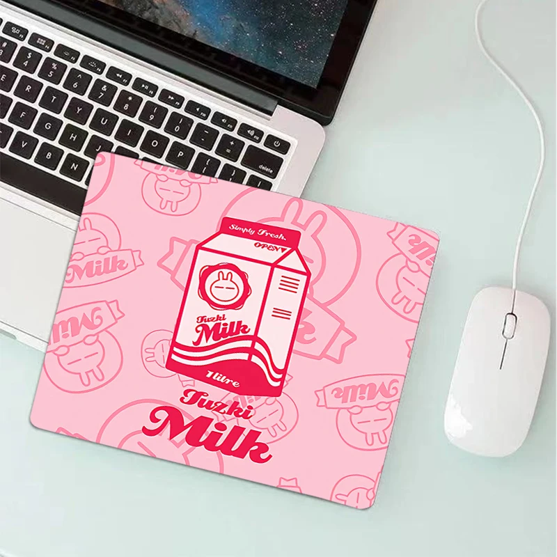 

Mousepad Strawberry Milk Gaming Accessories Small Mouse Pad Computer Table Carpet Kawaii Mouse Mat Pc Gamer Keyboard Desk Mat
