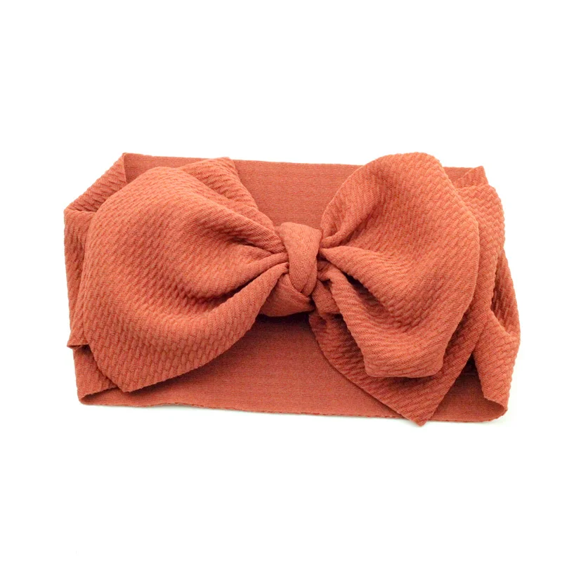 Широкая повязка на голову с большим бантом для девочек Bebes Хлопковая нейлоновым