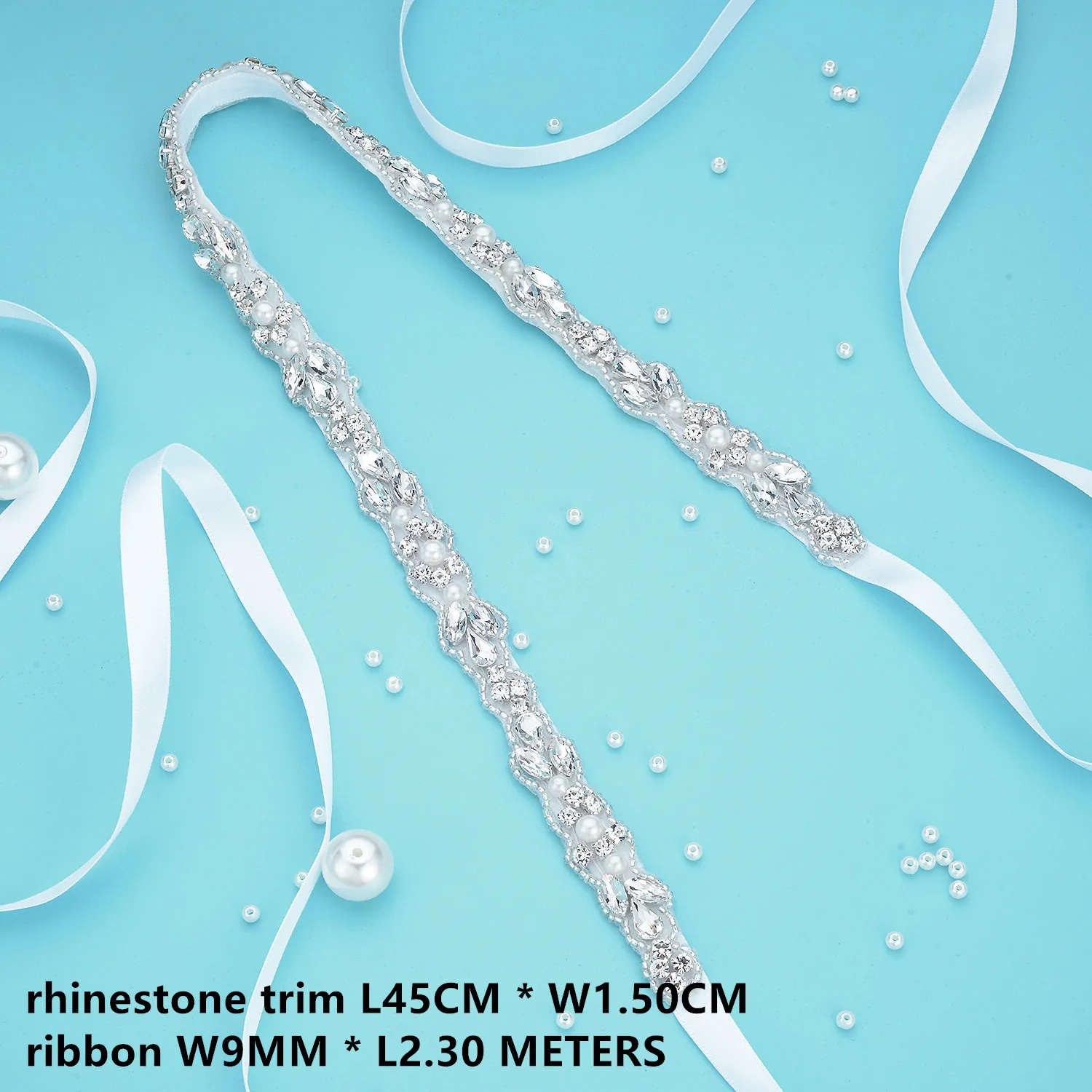 (1 шт.) стразы свадебный пояс свадебное платье со стразами с кристаллами для