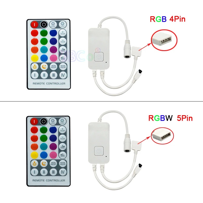 

Tuya RGB/RGBW LED Управление; Wi-Fi, Светодиодные ленты светильник Диммер 28 Ключи ИК-пульт дистанционного управления голосовой Управление Alexa Echo/Google ...