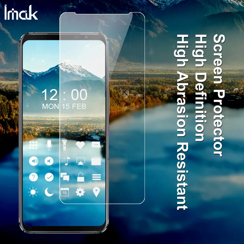 

Imak Transparent HD Soft Explosion Proof Protector Film for ROG Phone 5 /Rog 5 Screen Protector
