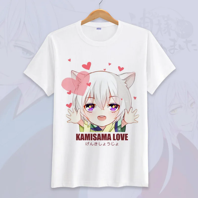 Футболка для косплея японского аниме Kamisama Love камисама Кисс Томоэ mi zu ki летняя