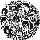 103050 шт. панк рок-группа черно-белая наклейка граффити чемодан скутер водонепроницаемый гитара украшение игрушка оптовая продажа