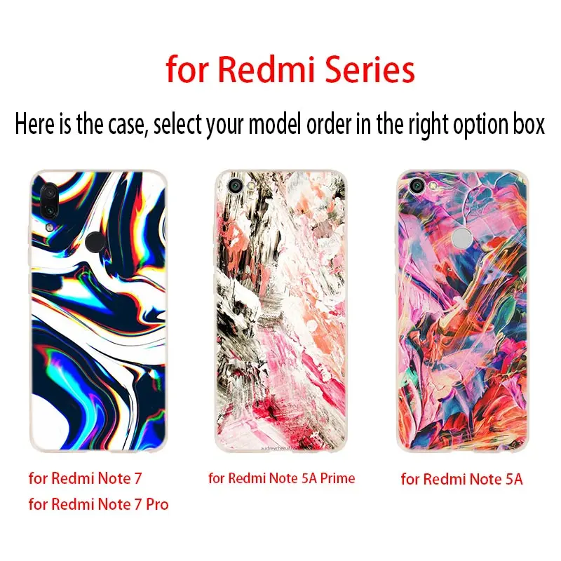 Мягкий чехол для Xiaomi Redmi Note 8 7 6 5 Pro 8a 6pro 6a s2 5a 4a 5plus y3 Coque Etui | Мобильные телефоны и