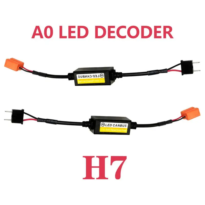 DC 9V-36V H1 H11 H4 H7 LED 9005 9006 Canbus Car Headlight Decoder Wiring Adapter DRL Lamp Error Canceler Fog Light | Автомобили и