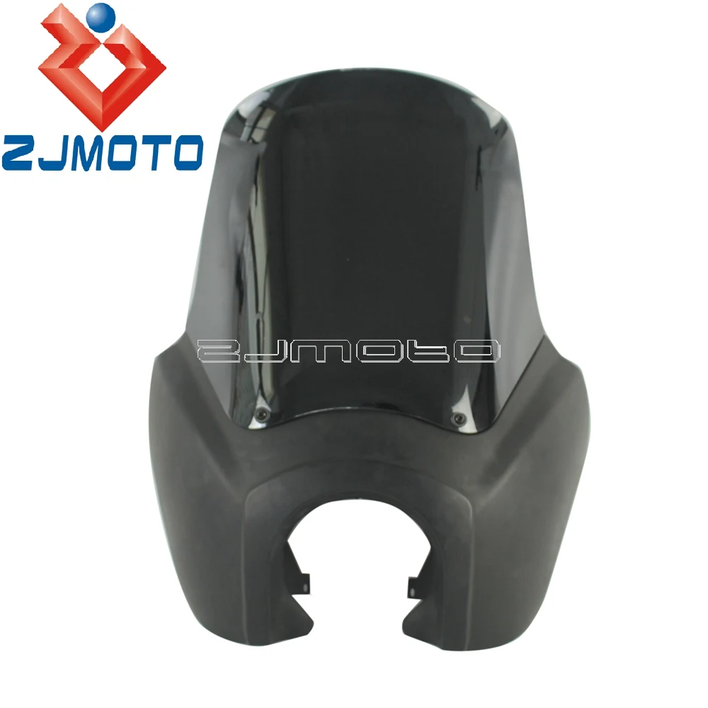 Matte Black Black Передний обтекатель для мотоцикла Iridium ветровое стекло для Harley Dyna Street Bob Low Rider 2007- фара обтекатель ветрового стекла - Цвет: Matte Black Black