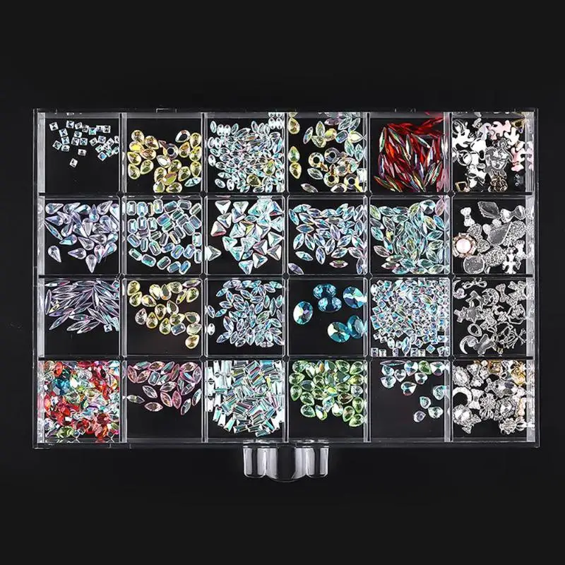 5 слоев выдвижной ящик прозрачный акриловый для хранения лака ногтей стеллаж