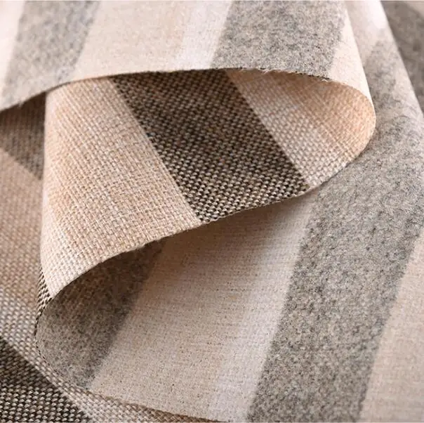 Плотный крепкий льняной Стиль Полиэстер Хлопок Ткань Ремесло Подушка стол диван