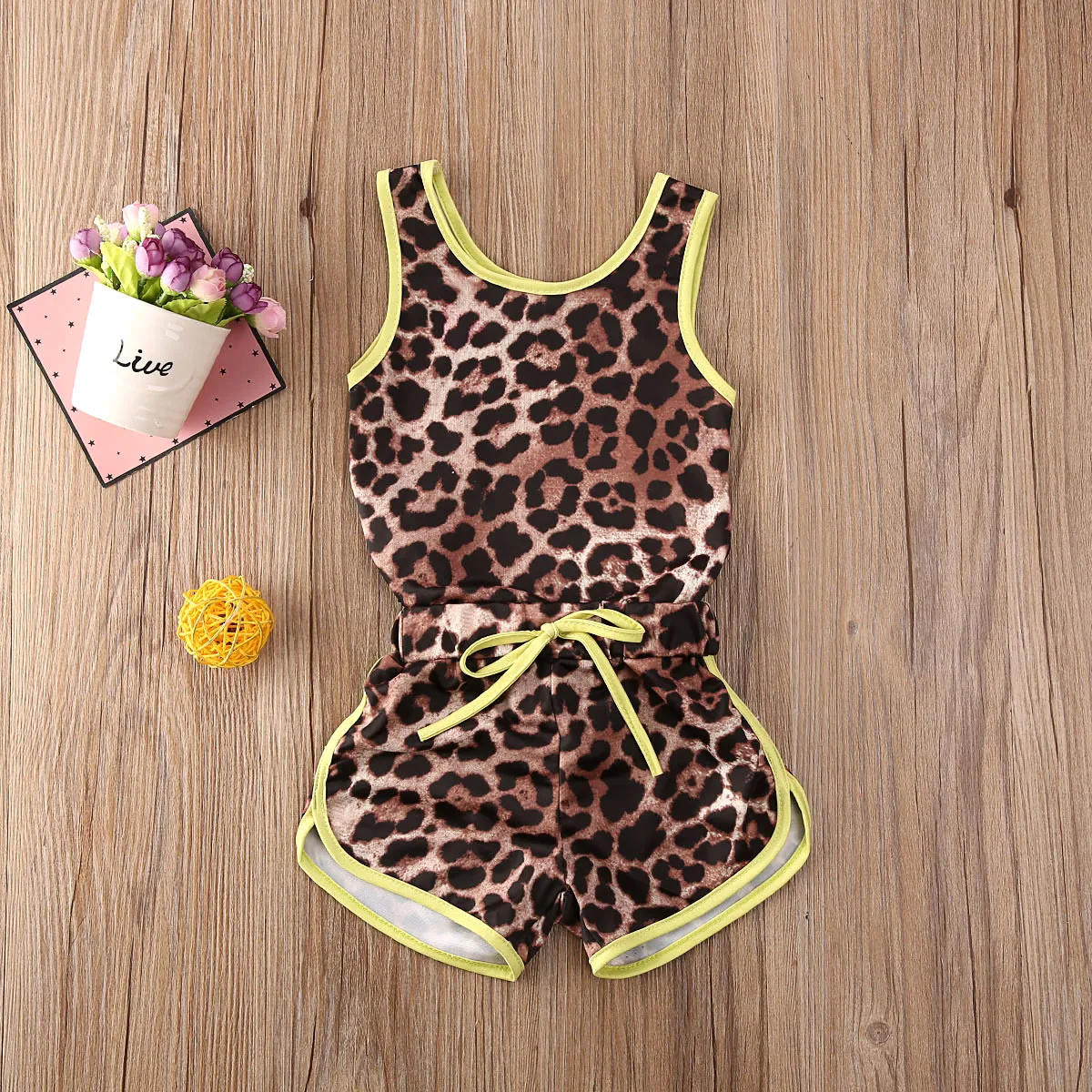 

Newborn Toddler Kids Baby Girl Leopard Swimwear Swimsuit Bikini Bathing Suit Fashion 2PCS Set Swimming Clothes