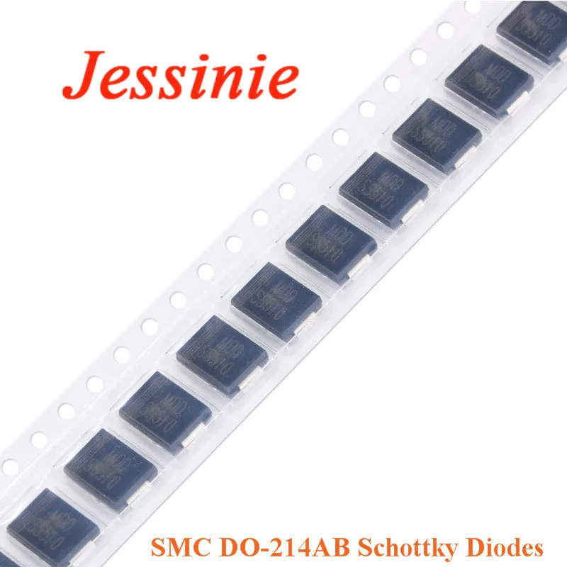 10 шт. флюоресцентные диоды SMD Schottky SMC SS510 SS310 SS56 SS54 SS36 SS34 SK54 | Электронные компоненты
