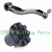 bridgeport milling machine cnc elevating knee crank gear shaft clutch insert for bridgeport mill part