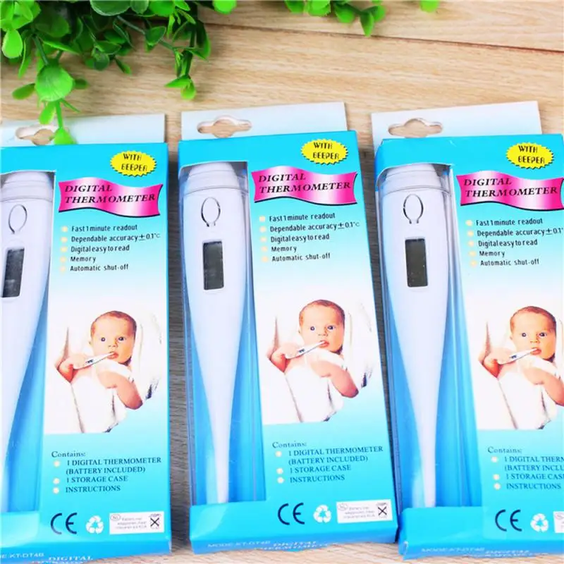 

Electric Baby Digital Thermometer LCD Display Thermometer Temperature Measurement With Reminder Function For Children Adult Oral
