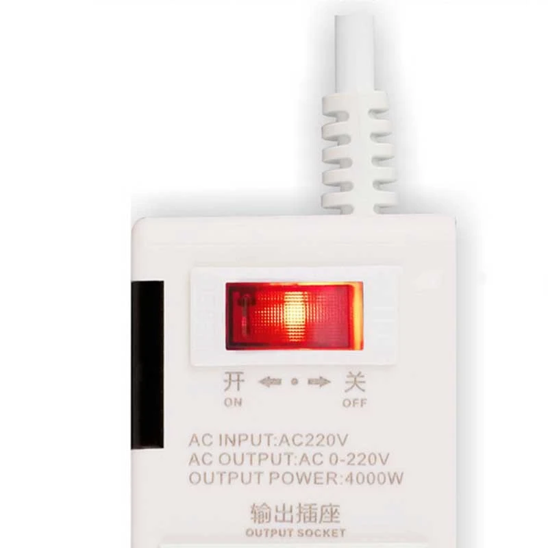 Led Digital Ac 220V 4000W Scr Electronic Voltage Regulator Temperature Speed Adjust Controller Dimming Dimmer Thermostat Eu Pl |