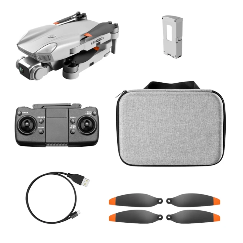 

50LE K80Air2s GPS UAV Optical Flow Dual Lens Aerial Folding Remote Control Aircraft 5G WiFi FPV Brushless Drone