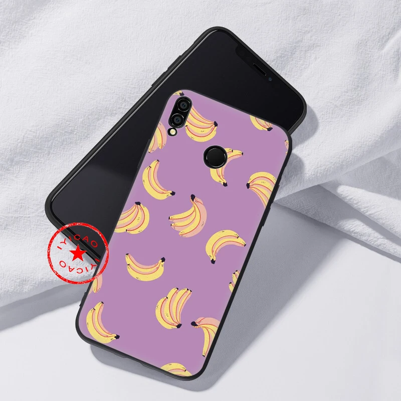Мягкий чехол IYICAO фруктовый банан ананас для huawei Honor 20 10 9X9 8X 8C 8 7X 7A 6A Lite Pro View Note |