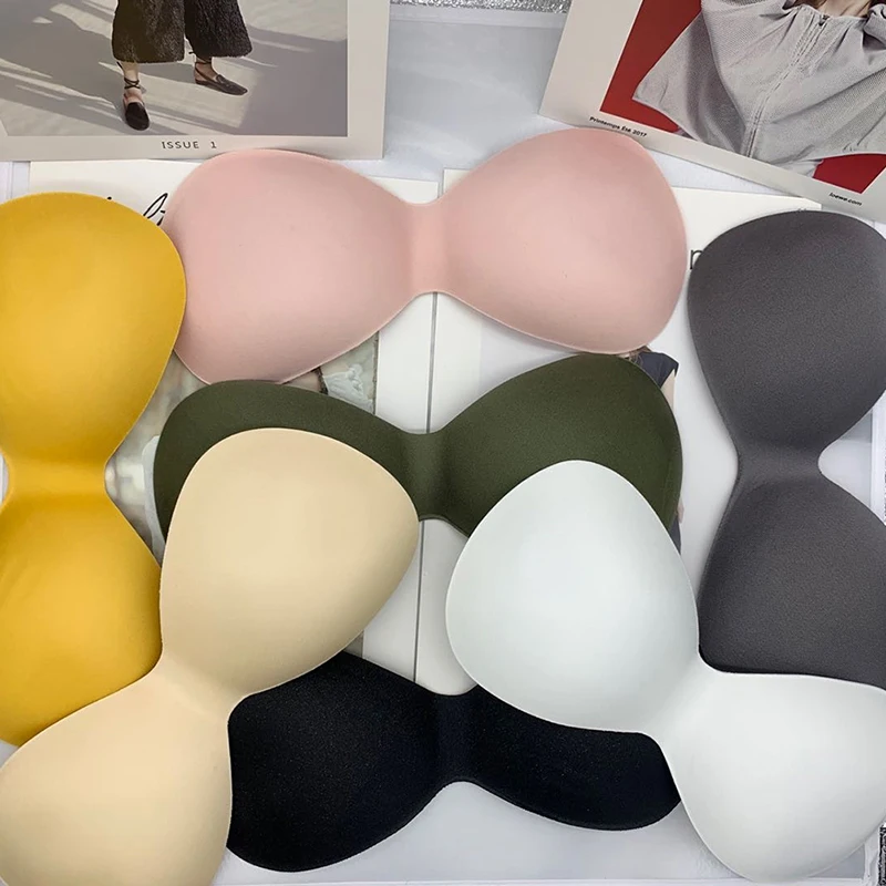 

Padding Inserts Women Clothes Accessories Foam Triangle Sponge Pads Chest Cups Breast Bra Inserts Chest Pad