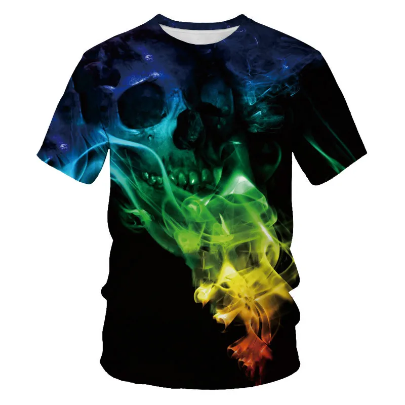 

Fashion T-shirt men 3DT casual T-shirt O-neck plus size shirt Summer streetwear hip-hop style 2021