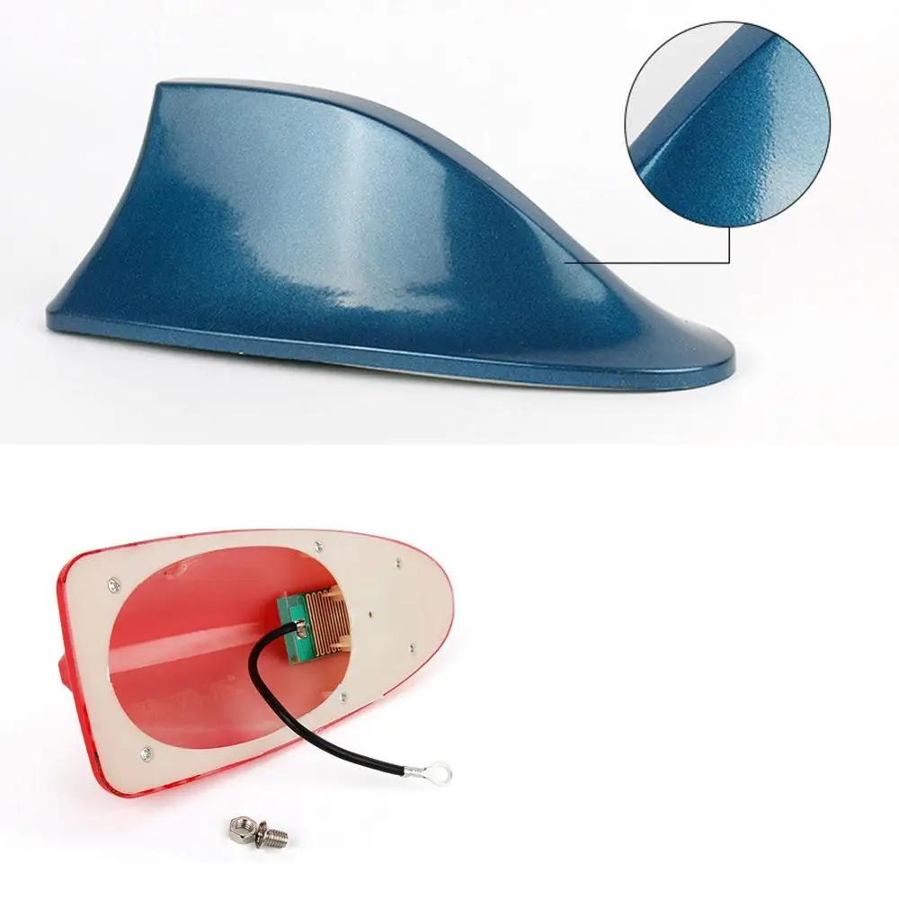 

Universal Car Radio Shark Fin Car Shark Antenna Radio FM Signal Design Aerials Antenna Car Styling For All Car Models