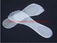 new 1pair high heel silicone gel cushion insole shoe anti slip foot feet pad transparent pain relief massage cushions care tool