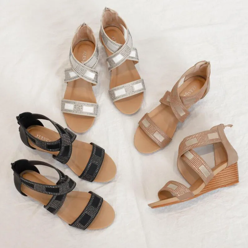 

Women PU Leather Shoes Comfy Platform Flat Sole Ladies Casual Soft Big Toe Foot Correction Sandal Orthopedic Bunion Corrector