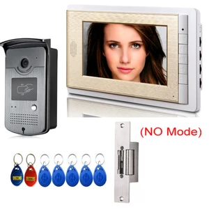 video door phone 4 wire intercom home security access control system doorbell camera video intercom for villa popular price free global shipping