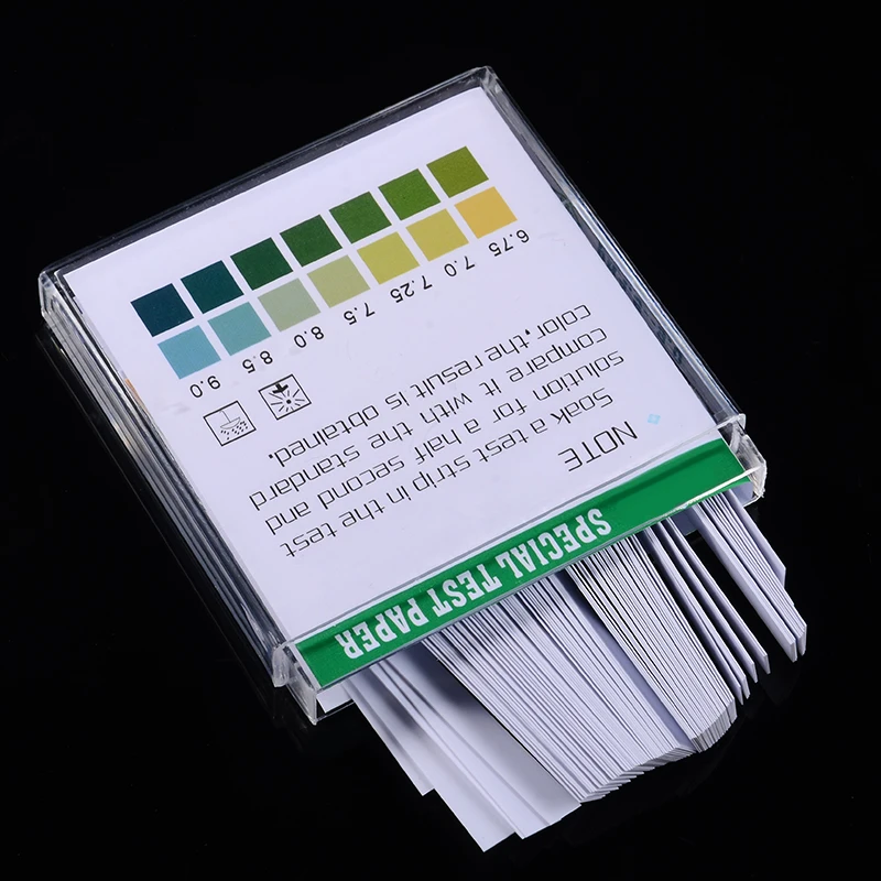 

100pcs Laboratory Household PH Test Strip Indicator PH4.5-9.0 Test Paper For Water Saliva and Urine Testing Measuring Mayitr