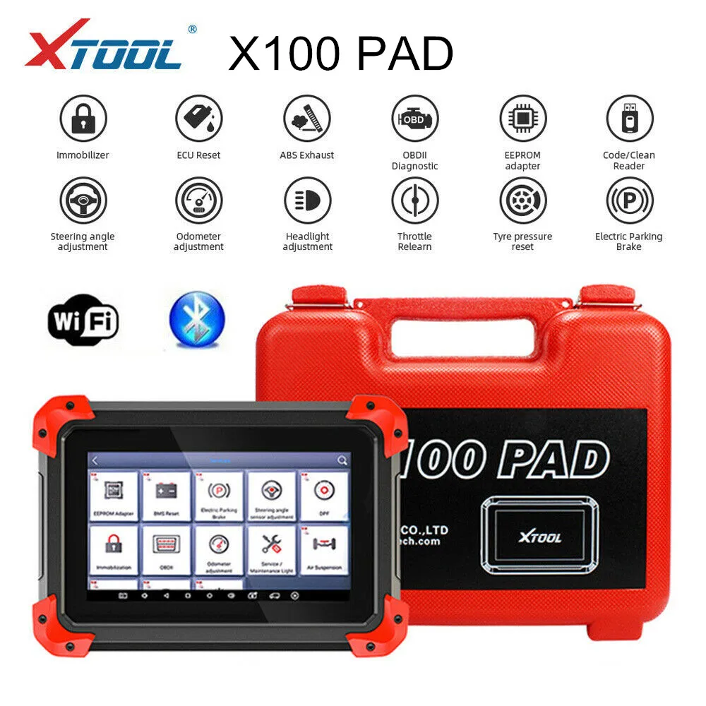 Оригинальный X100 PAD OBD2 автомобильный ключевой программатор сканер считыватель