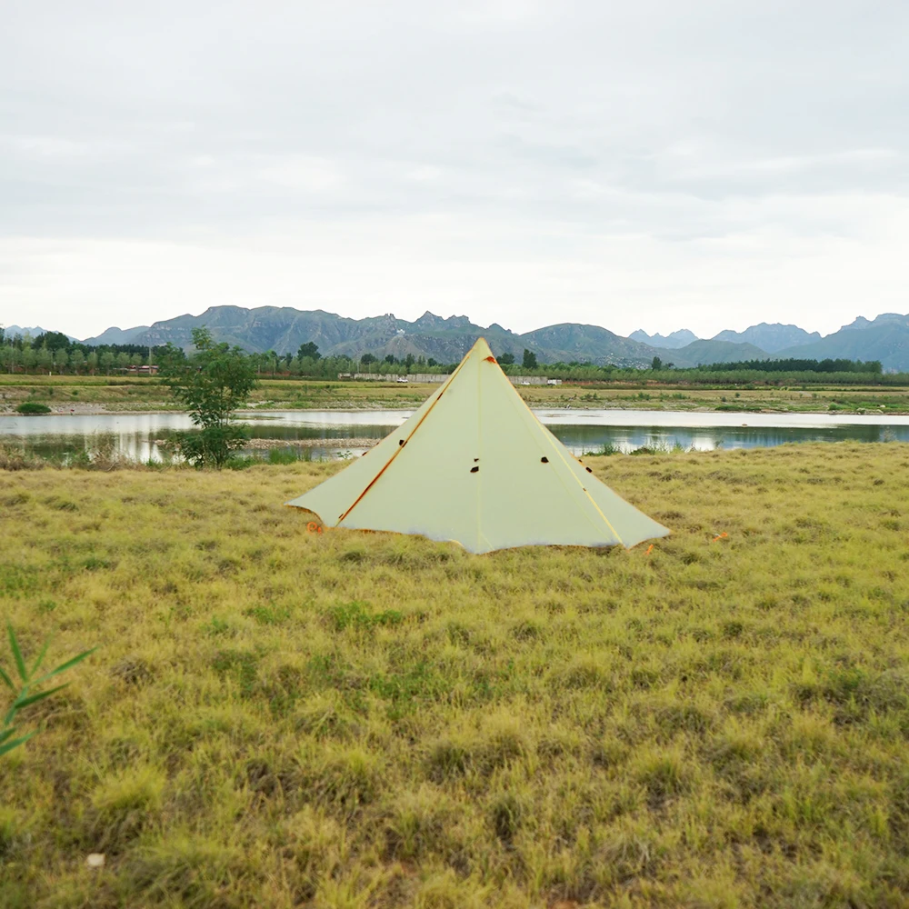 2 человека 20D Silnylon 490g легкоходство тент Водонепроницаемый Пеший Туризм брезент